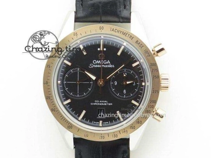 0507 Planet Ocean SS Bp Maker 45mm Black Bezel On SS Bracelet A OnTrend 8218